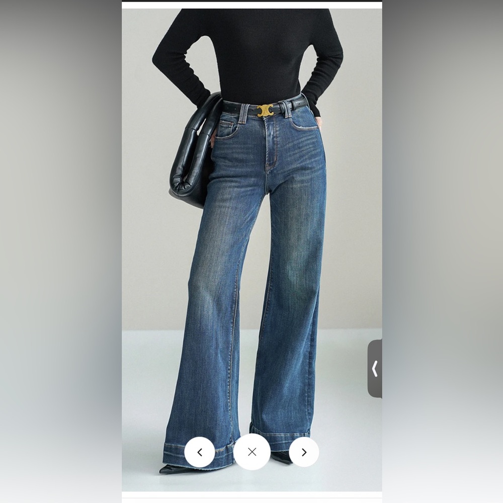 Commense Blue Flare & Wide Leg Jeans